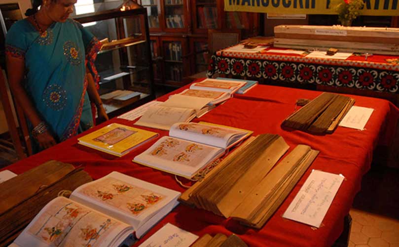 Biblioteka liści palmowych w Bangalore
